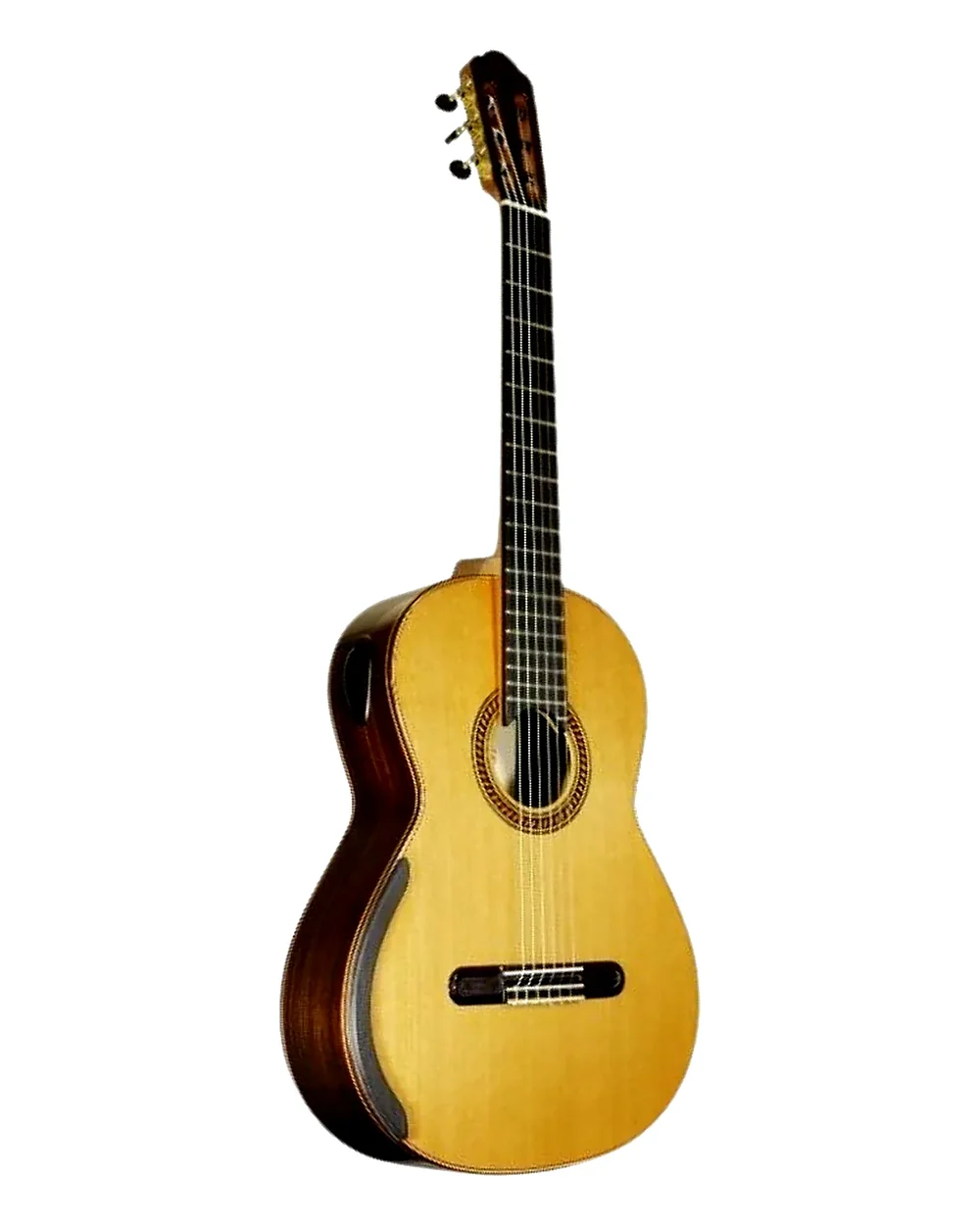 Arrius S-1000 concert classical guitar with cedar and spruce double top and Indian rosewood body